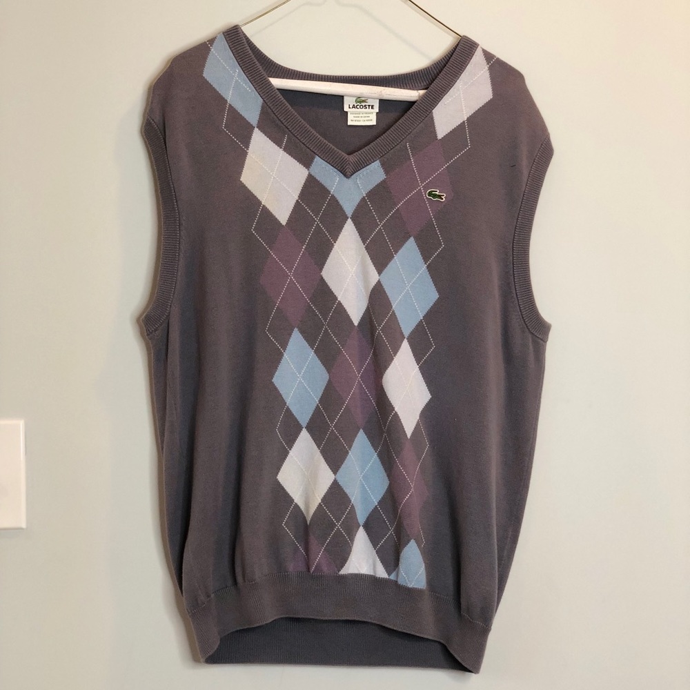 As seen on Entourage!! Lacoste Sweater Vest